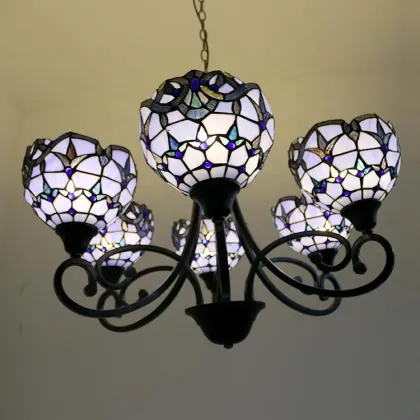 LongHuiJing Luxury European Tiffany Baroque Chandelier