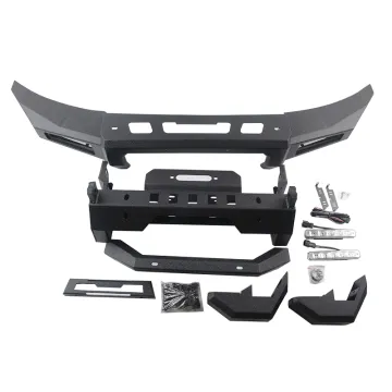 Maiker Manufacturer Car Bumpers: Front Bumper with LED Light for Suzuki Jimny 98-18 4x4 Accessories