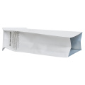 White color all size copostable paper flat bottom pouch