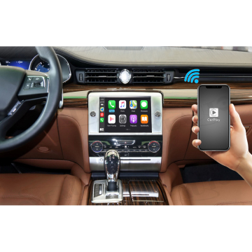 Wireless Apple CarPlay and AndroidAuto for Maserati Ghibli Quattroporte 2014-2016