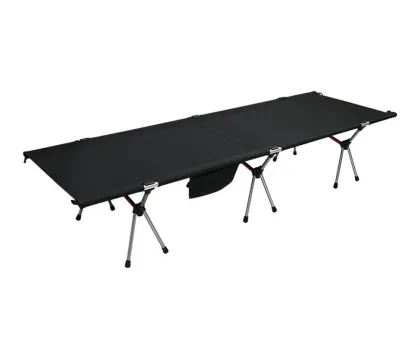 Oem Multifuncional Ultralight Aluminium Alloy Adjustable Height Single Folding Outdoor Portable Camping Bed Cot For Nap