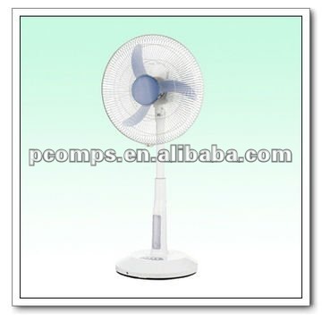 16" ox horn blade rechargeable stand fans