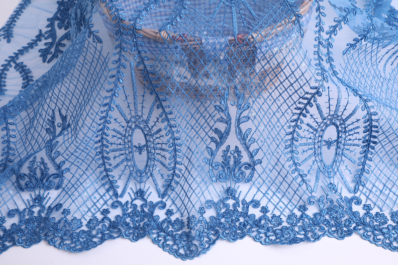 Cord Mesh Embroidery Fabric