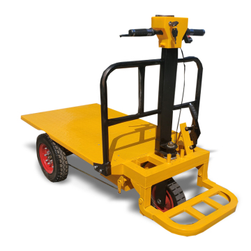 CE Certified Factory Direct Electric Flatbed Trolley for Warehouse Transportation