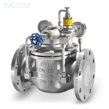 200X 600X PN16 CF8 Pressure Reducing Relief Valve: Electric, Automatic Flow Control Valves for Water Discharge and Hydraulic Pipelines