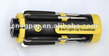 8 in1 Multi Portable Screwdriver with LED Torch