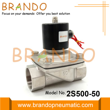 2S500-50 Stainless Steel Water Solenoid Valve 2 Inch