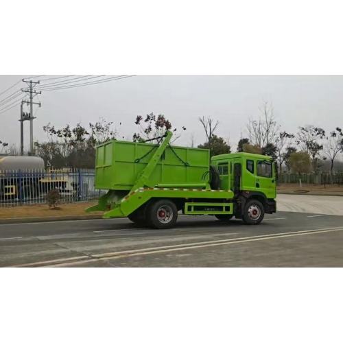 Camion à ordures de chargeur de swing.