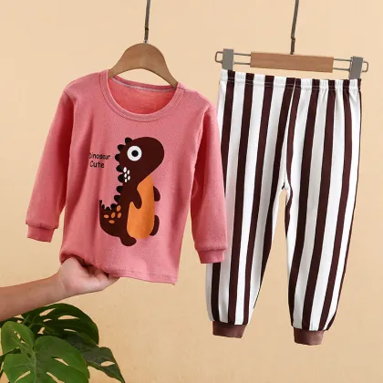 Autumn New Cotton Long-Sleeve Underwear and Pajama Set