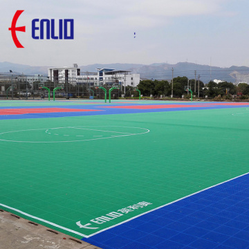 Suelo Portátil de Cancha Deportiva Enlio para Cancha de Baloncesto