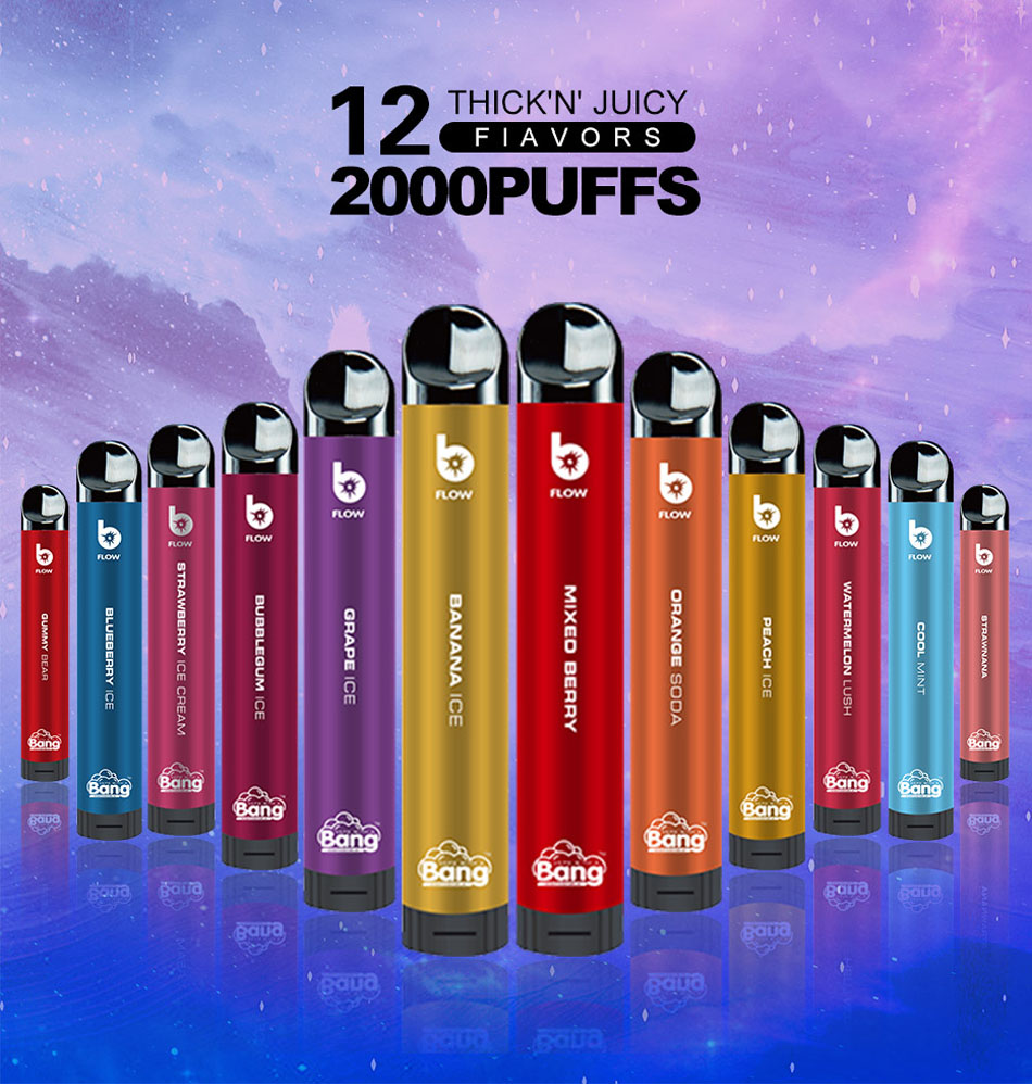 Bang Flow 2000cuffs Vape Stylo