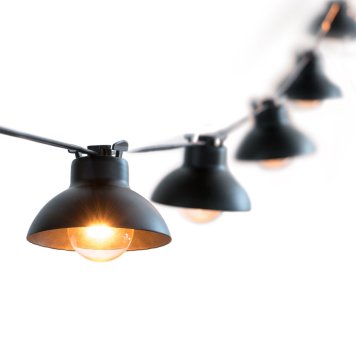 120V LED or Incandescent String Lights with Iron Wire Palace Mantle, 11FT, 10LT, 12*12*12\", 20AWG XTW Wire