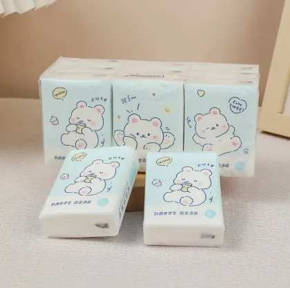 Mini Facial Tissues Cartoon Pocket Tissues