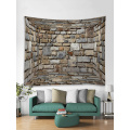 Three-Dimensional Wall Tapestry Brick Tapestry Wall Hanging Tapestry Polyester Print for Livingroom Bedroom Home Dorm Decor