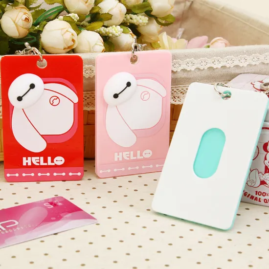 N139 cartoon PVC colorful card holder for students