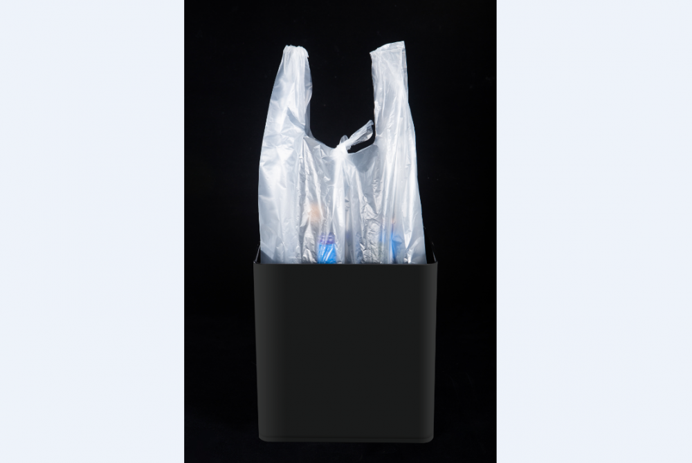 PE Plastic T-Shirt Garbage Bag