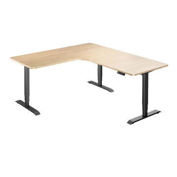 JIECANG 3-Leg Height-Adjustable Standing Computer Desk Frame - Metal Legs