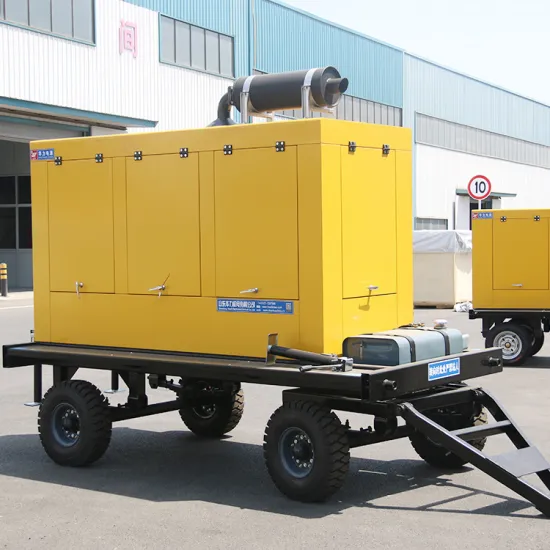 High power 100kw mobile generator set dust proof rain low noise four-wheel trailer type genset
