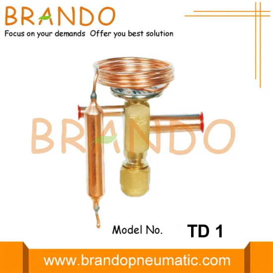 TD 1 Straight Refrigeration TEV Thermal Expansion Valve