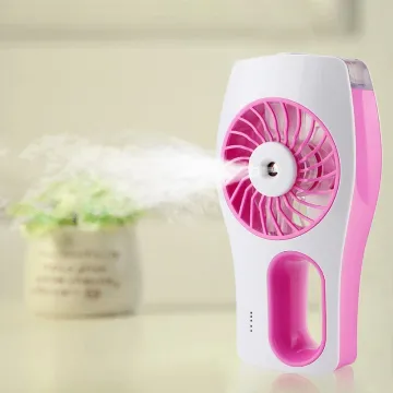 Baby Stroller Mini Fan Pink Plug In Personal