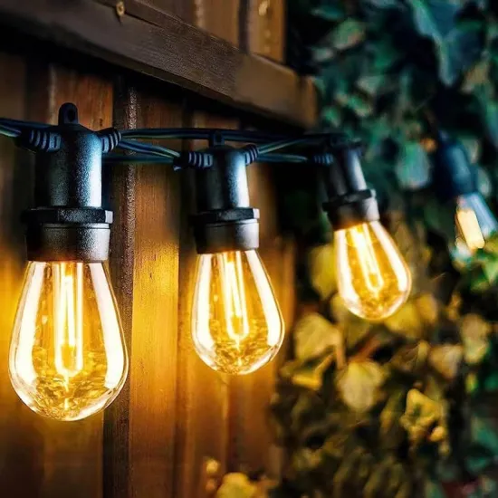 Hot Selling S14 LED Bulbs Christmas Lights E27 Solar String Lights for Outdoor Decoration