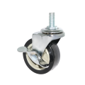 Threaded Stem Polyurethane Swivel Caster with Brake