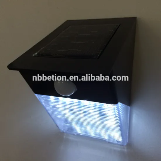 Solar sensor stair Step sensor Light Waterproof outdoor solar sensor light 12LED solar sensor wall light led stair wall light