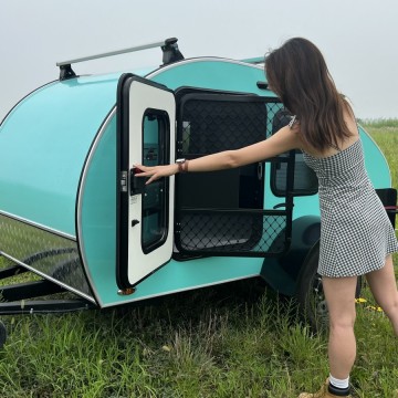Off-road Teardrop Travel Trailer With Camper Roof top