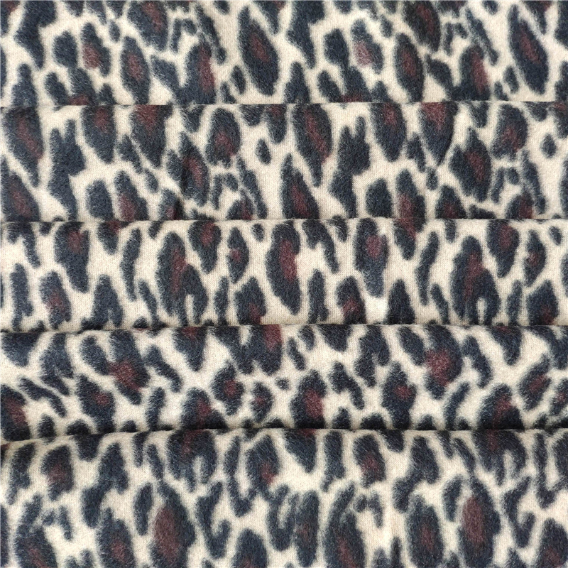 cheetah printed polar fleece