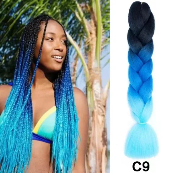 24 Inch 100g/pc Three Tone Expression Braiding Hair Jumbo Wholesalers: The Ultimate Resource for Crochet Braid Hair