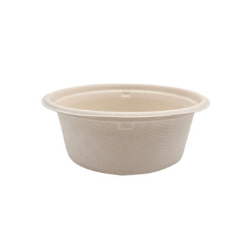 Biodegradable Sugarcane Bagasse Tomato Fiber Soup Bowl, 32oz (1000ml)