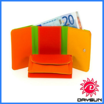 Fashion cheap leather wallet for ladies