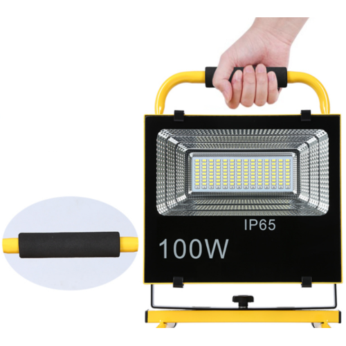 Luz de inundação por LED portátil recarregável