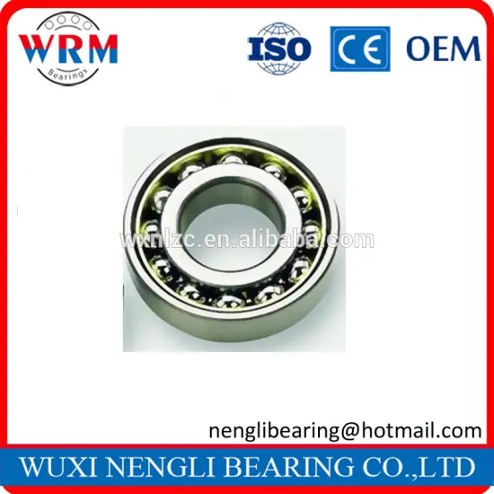 Round bore and ball type angular contact ball bearing 3206