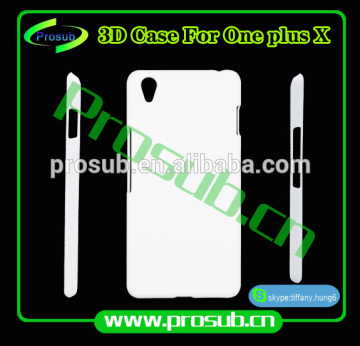 3d sublimation diy blank cell phone case cover skin for SFP- ONE PLUS X