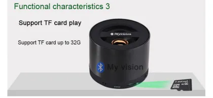 Promotional creative mini boom bluetooth speaker