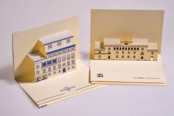 Famous Building 3D Card Proofing Cutting Equipment