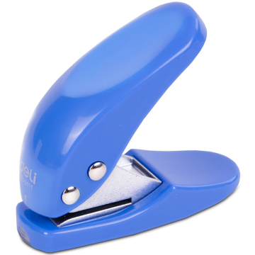 Blue Hand Single Hole Punch Mini Manual Document Binding - Deli 288pcs per karton