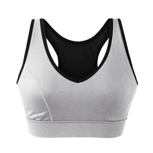 Customized full printing yoga cropped top bra