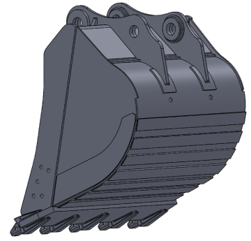 high-powered Largest Bucket Excavator Attachments