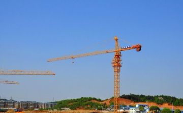 8 Tons Tower Crane Qtz80(6010) Luffing Crane With Safety Structure And Competitive Price