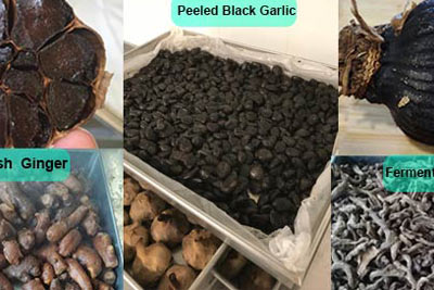 Black Garlic and Black Ginger