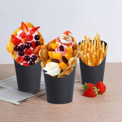 Disposable Kraft Snack Cup for Takeaway Food