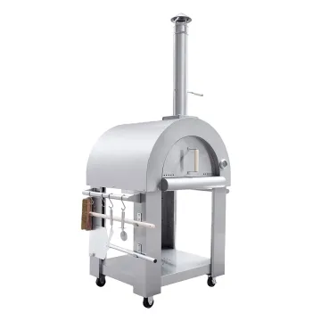 Hyxion stainless steel outdoor kitchen High-end woodfired grill charcoal pizza oven
