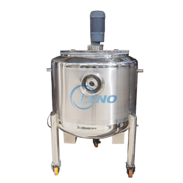 SS304 SS316 Double Layer Tank with Cooling Jacket and Electrical Heating