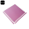 Tapis de verrouillage en mousse EVA rose pour exercice de fitness