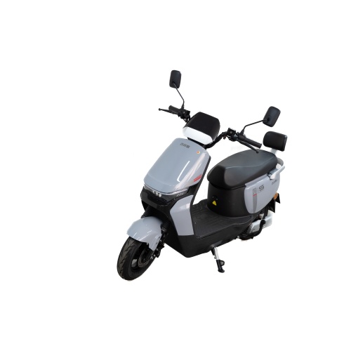Streamlined Electric Scooter with Rear Rack