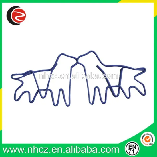 Blue Big Dog Clip Shaped Paper Clips