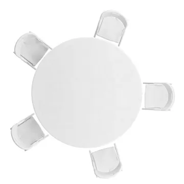 Benjia 65-Inch Round Folding Tables: Plastic Banquet Tables for Events