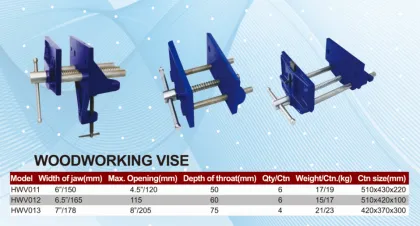 Woodworking Bench Vices: 6/6.5/7 inch Wood Vises for Sale